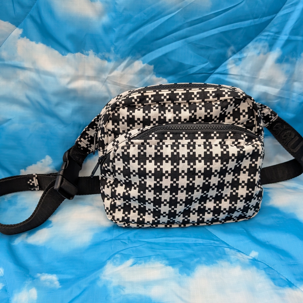 Baggu Pixel Gingham Fanny Pack